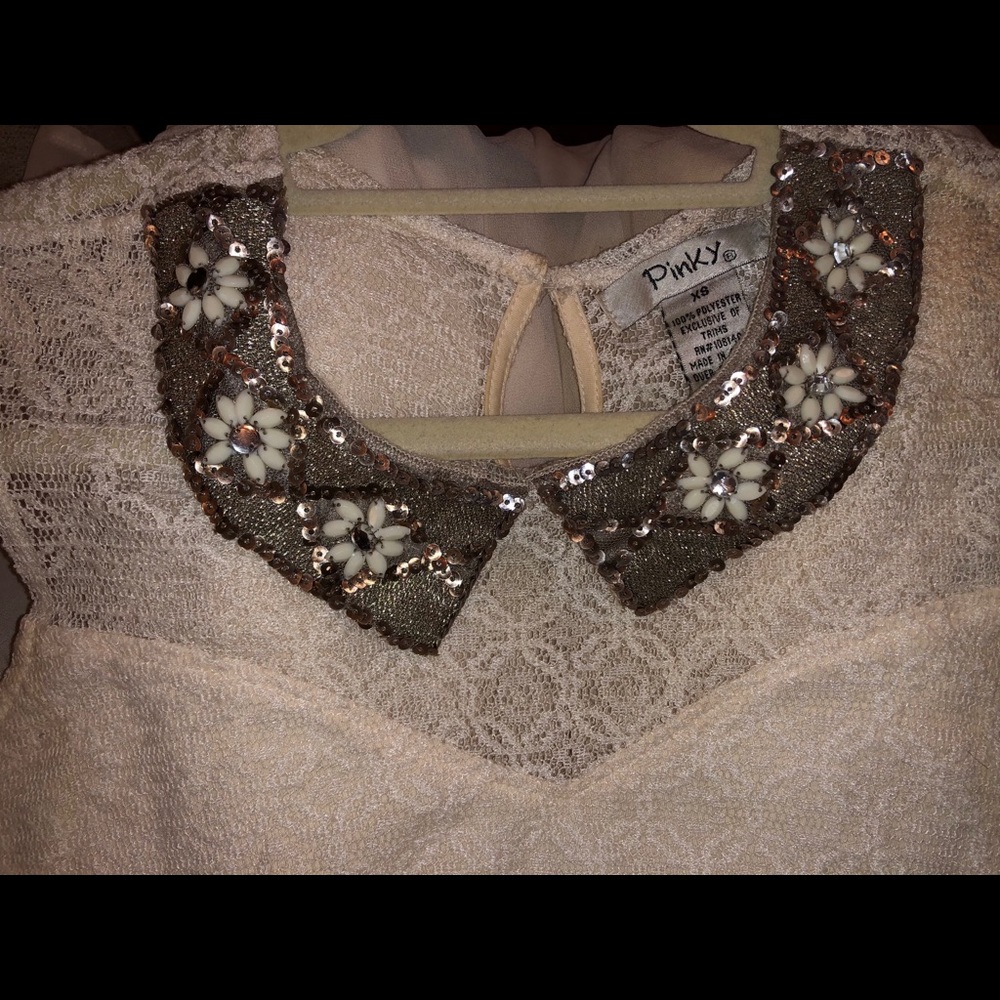 Gorgeous Embroidered Collar Dress